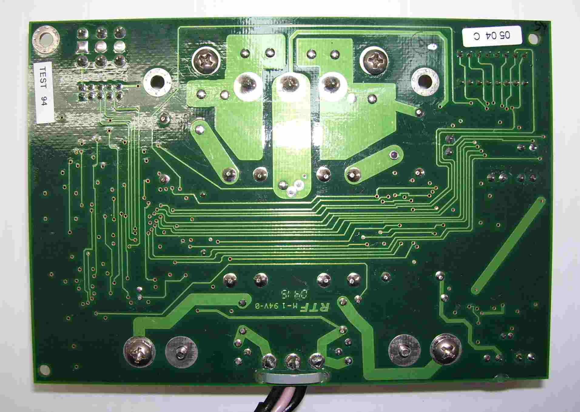 PRISM Pulsation Controller PCB Rear View